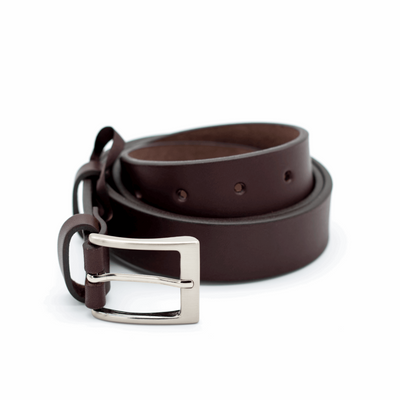 Ceinture cuir marron 30mm