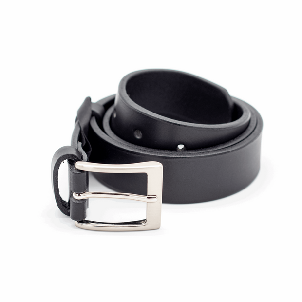 Ceinture cuir noir (30mm)