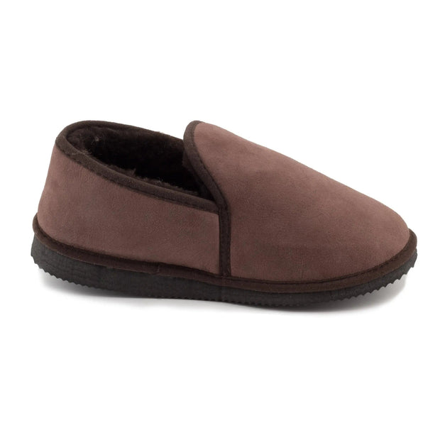 Charentaises coffee en peau de mouton