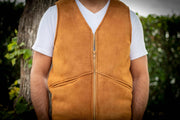 Gilets homme en peau de mouton