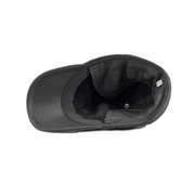 Casquette en peau lainée cuir