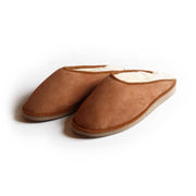 Mules Homme Camel en Peau de mouton