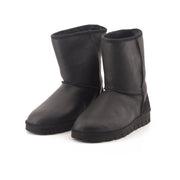 Boots noires peau en mouton