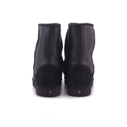 Boots noires peau en mouton