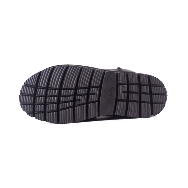 Boots noires peau en mouton