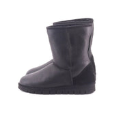 Boots noires peau en mouton