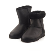 Boots noires peau en mouton