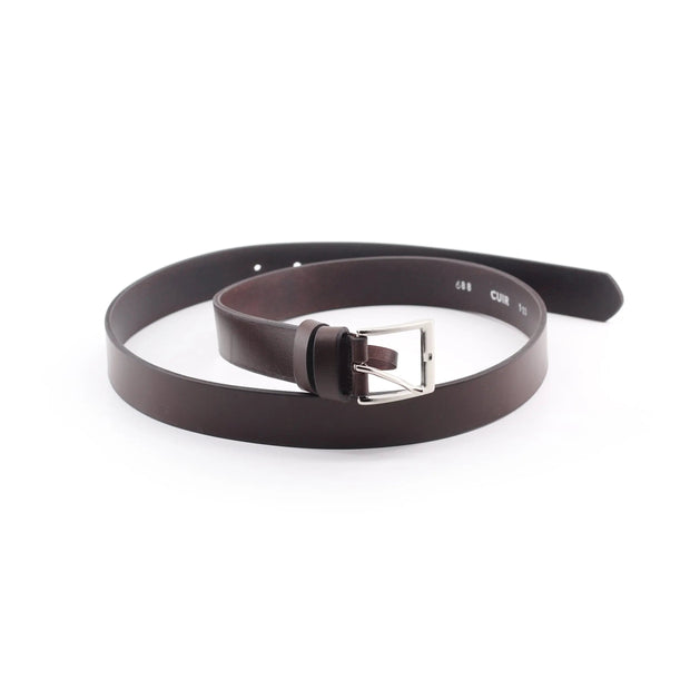 Ceinture cuir marron 30mm