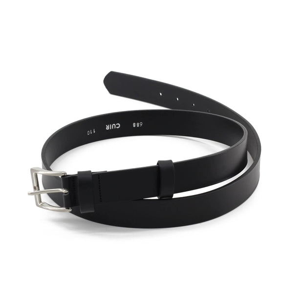 Ceinture cuir noir (30mm)