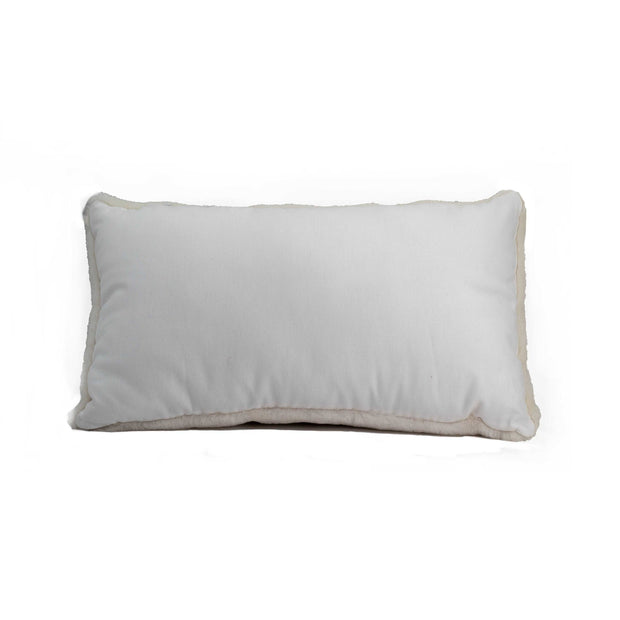 Coussin en peau de mouton rectangulaire