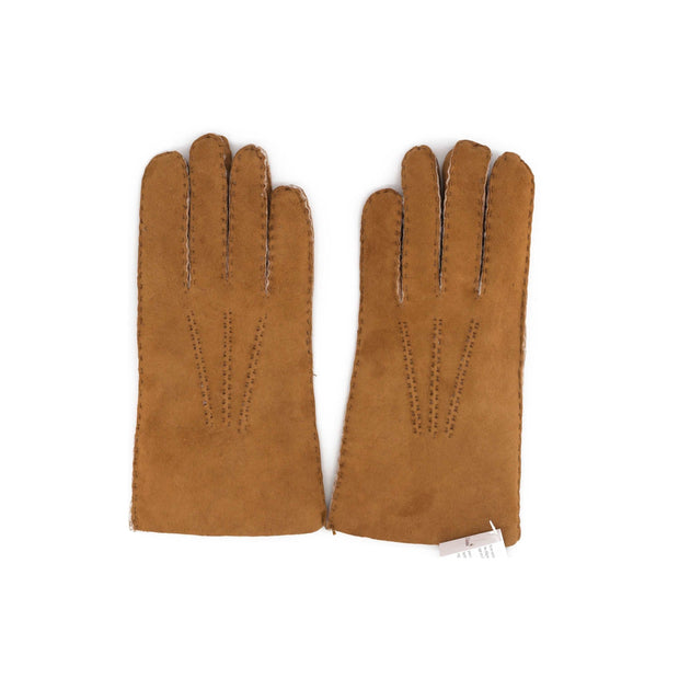 Gants en peau de mouton camel