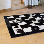 Tapis Patchwork noir et blanc